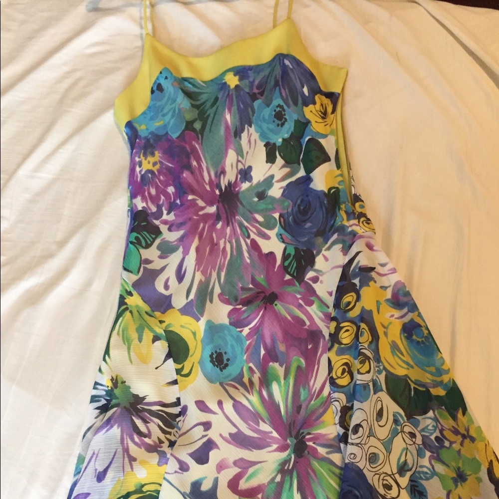 Cllio Calf length Floral Dress